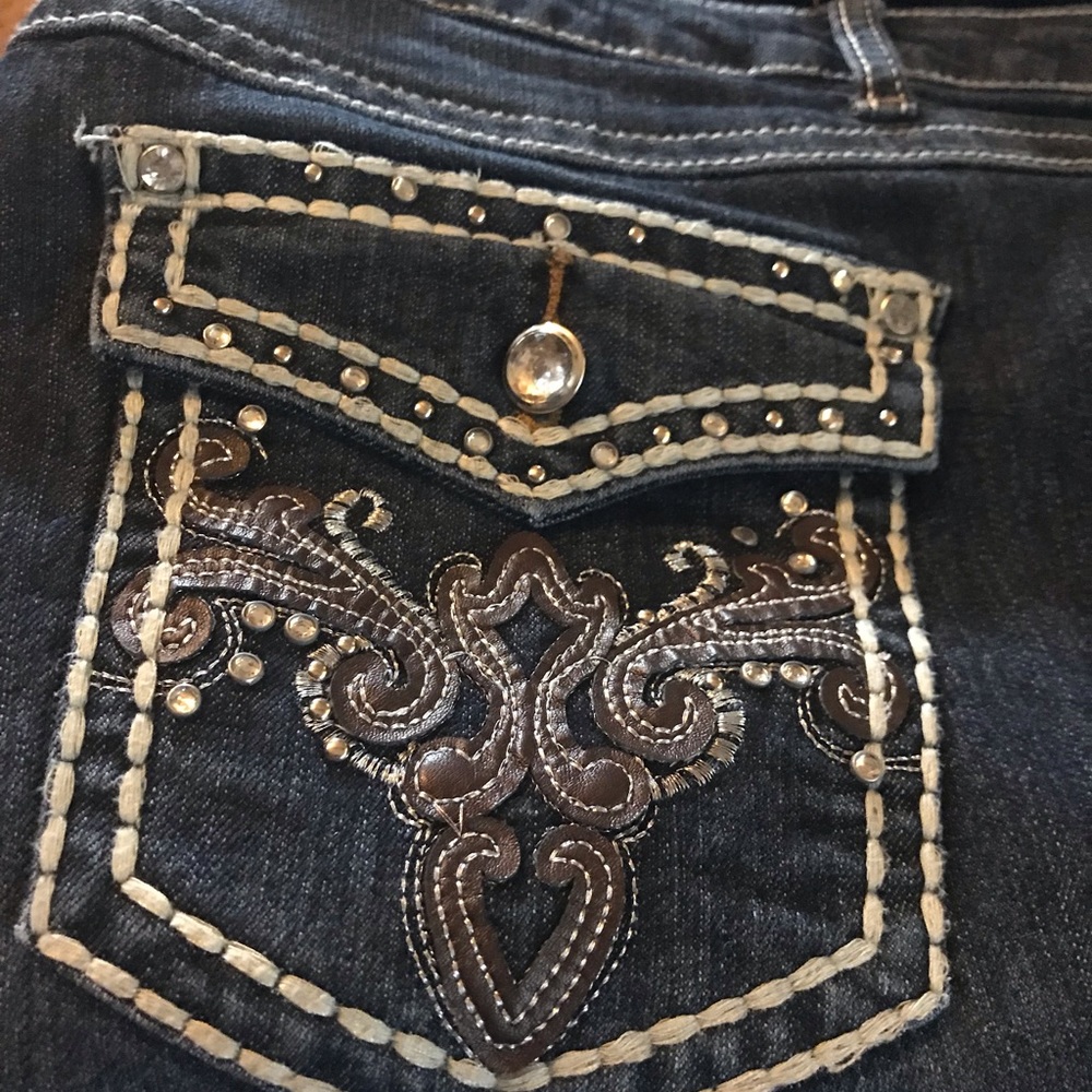 Cato blingy boot cut jeans side 24W (plus)